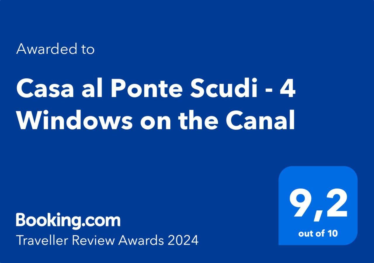 Casa Al Ponte Scudi - 4 Windows On The Canal Venecia Exterior foto