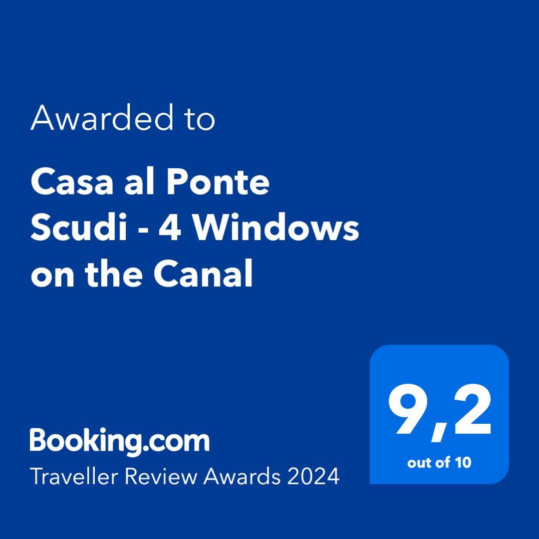 Casa Al Ponte Scudi - 4 Windows On The Canal Venecia Exterior foto